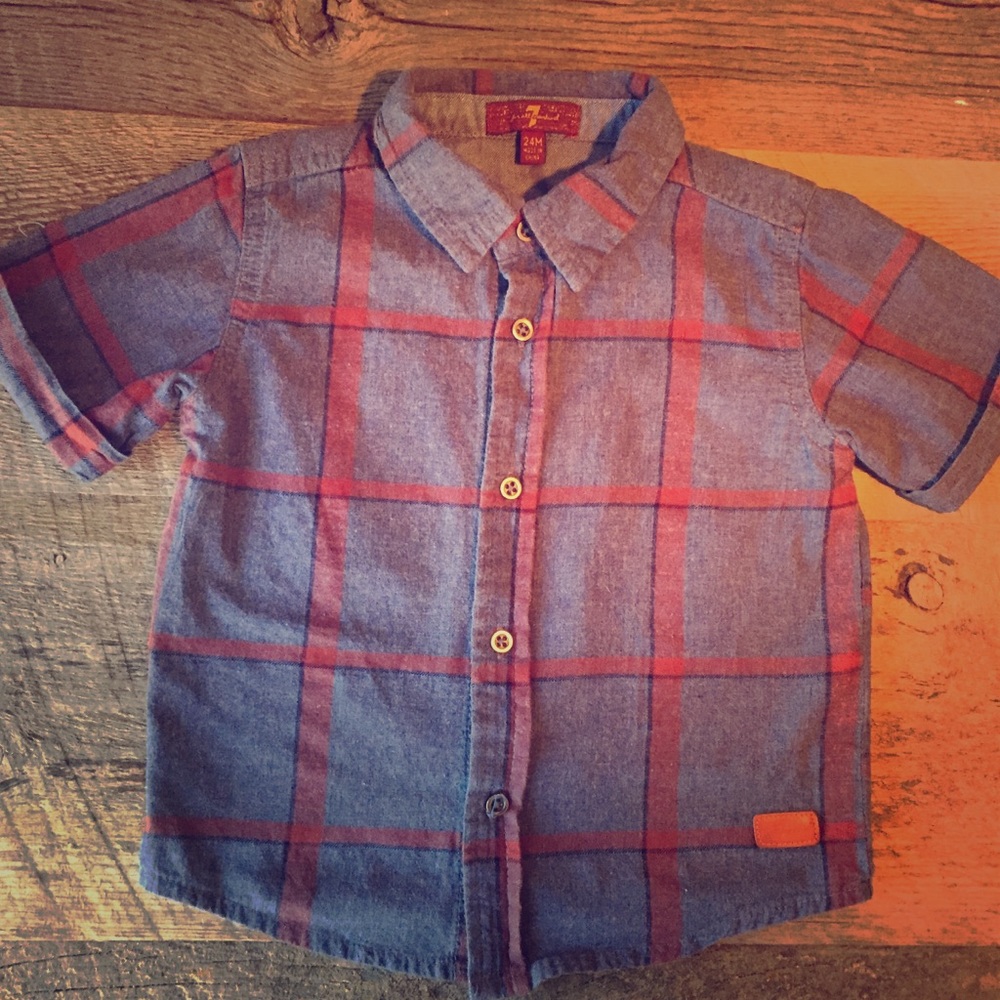 Seven 7 For All Mankind Toddlers Button Down